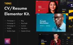 Thomas – CVPortfolio Elementor Template Kit