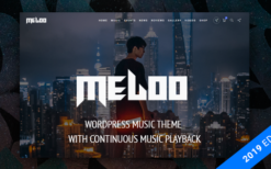 Meloo v2.6.1 – Music Producers, DJ & Events Theme for WordPress