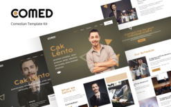 Comed – Comedian elementor Template Kit