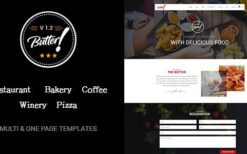 Butter – Restaurant, Bakery, Coffee HTML Template