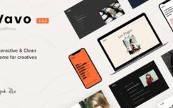 Vavo (v2.3.1) An Interactive & Clean Theme for Creatives