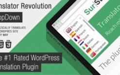 Ajax Translator Revolution DropDown WP Plugin v.2.2