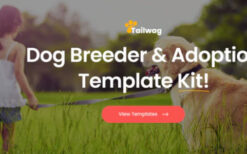Tailwag – Dog Breeder & Adoption Template Kit
