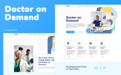 Doctor on Demand – Online Consultations Elementor Template Kit