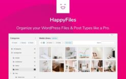 HappyFiles Pro v1.8.3 WordPress media library plugin
