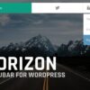 Horizon v3.2 Menu Bar Plugin for WordPress