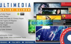 Multimedia Playlist Slider for WPBakery Page Builder v2.1