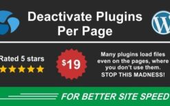De Plugins Per Page v1.17.0 Improve WordPress Performance