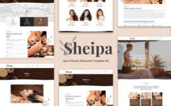 Sheipa – Spa & Beauty Elementor Template Kit