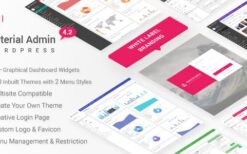 Material v8.7 White Label WordPress Admin Theme