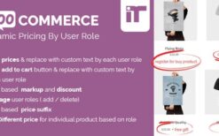 Woocommerce Dynamic Pricing By User Role v1.8 [ithemeland]