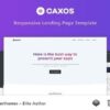 Caxos v1.0 Landing Page Template