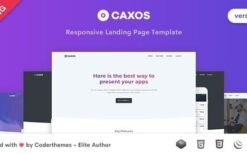 Caxos v1.0 Landing Page Template