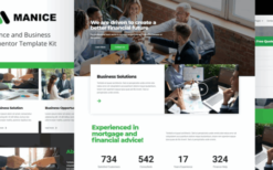Manice – Business Elementor Template Kit