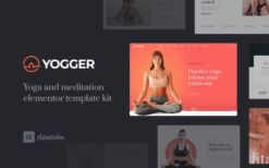 Yogger – Meditation and Yoga Elementor Template Kit