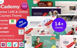 eCademy (v7.4) Elementor LMS & Online Courses Theme