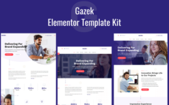 Gazek – Agency Portfolio Elementor Template Kit