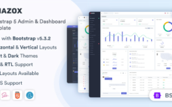 Nazox (v1.0) Admin & Dashboard Template