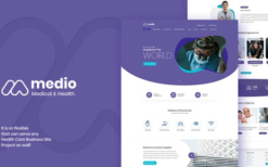 Medio (v1.5.0) Medical Organization WordPress Theme