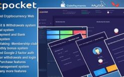 Cpocket (v2.5) cryptocurrency wallet script