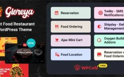 Gloreya (v2.0.9) Fast Food WordPress Theme