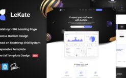 LeKate v1.0 Saas and Software HTML Landing Page
