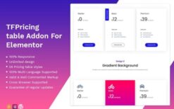 TFPricing table Addon v1.0.2 For Elementor