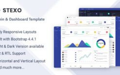 Stexo v1.1.0 Admin & Dashboard Template