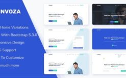Invoza v1.0.0 Responsive Landing Page Template