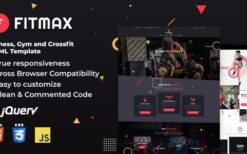 Fitmax v1.0 Fitness and Crossfit HTML Template