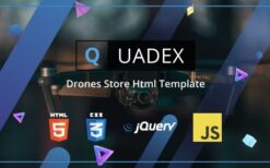 Quadex v1.0 Drones Store Html Template