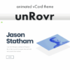 unRovr v1.2.2 Animated vCard & Resume WordPress Theme