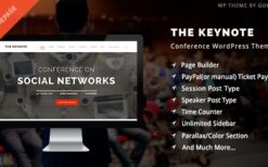 The Keynote v2.3.9 Conference / Event / Meeting WordPress Theme