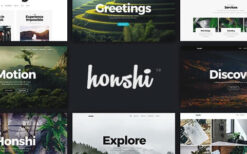 Honshi (v2.6.2) WordPress Simple Portfolio Theme