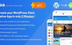 Flink v1.8 WordPress App Builder (Auto WordPress to Native Android App) + Ultimate Admin Panel