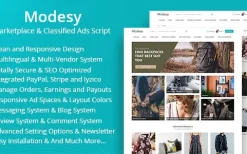 Modesy v2.5.3 Marketplace & Classified Ads Script
