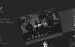 Spectra (v2.6.1) Continuous Music Playback WordPress Theme