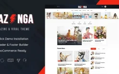 Bazinga v1.1.8 – Magazine & Viral Blog WordPress Theme