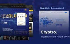 Cryptro (v1.5.0) Crypto, NFT, Blockchain, Bitcoin WordPress