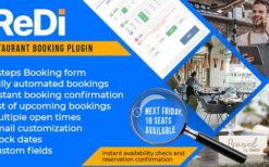 ReDi (v22.0919) Restaurant Booking plugin for WordPress
