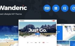Wanderic (v1.0.10) Travel Blog & Lifestyle WordPress Theme