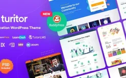 Turitor v1.5.0 LMS & Education WordPress Theme