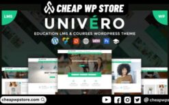Univero v1.11 Education LMS & Courses WordPress Theme Premium
