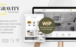 Gravity (v1.3.0) A Contemporary Interior Design & Furniture Store WordPress Theme