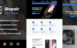 iRepair (v3.0.0) Mobile & Electronic Repair WordPress Theme
