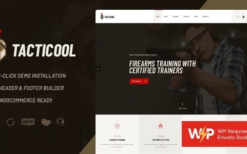 Tacticool (v1.0.13) Shooting Range & Gun Store WordPress Theme
