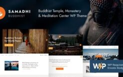 Samadhi v1.0.13 Oriental Buddhist Temple WordPress Theme