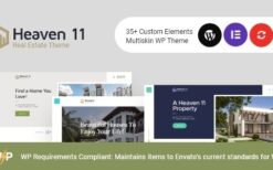 Heaven11 (v1.0.9) Property & Apartment Real Estate WordPress Theme #