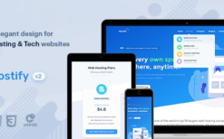 Hostify (v2.0) Hosting HTML & WHMCS Template