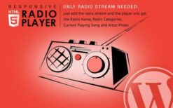 Radio Player Shoutcast & Icecast (v4.4.9) WordPress Plugin